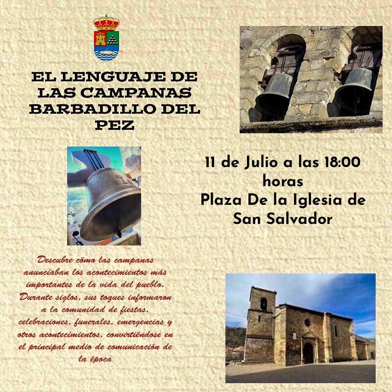 EL LENGUAJE DE LAS CAMPANAS 11 de Julio a las 18:00 H.